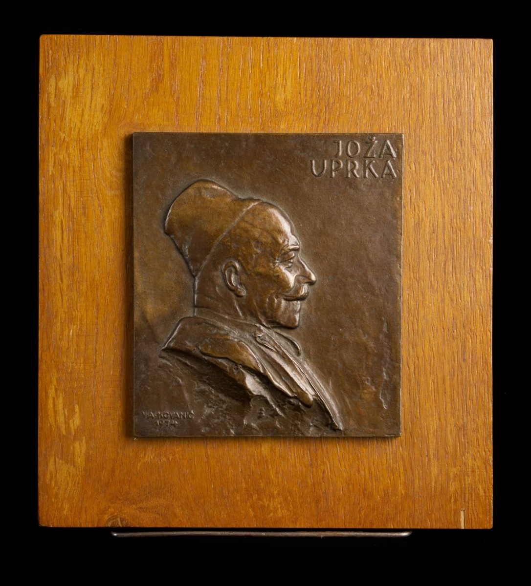 Václav Adolf Kovanič (1911 - 1999) - AUTORSKÁ PLAKETA JOŽA UPRKA