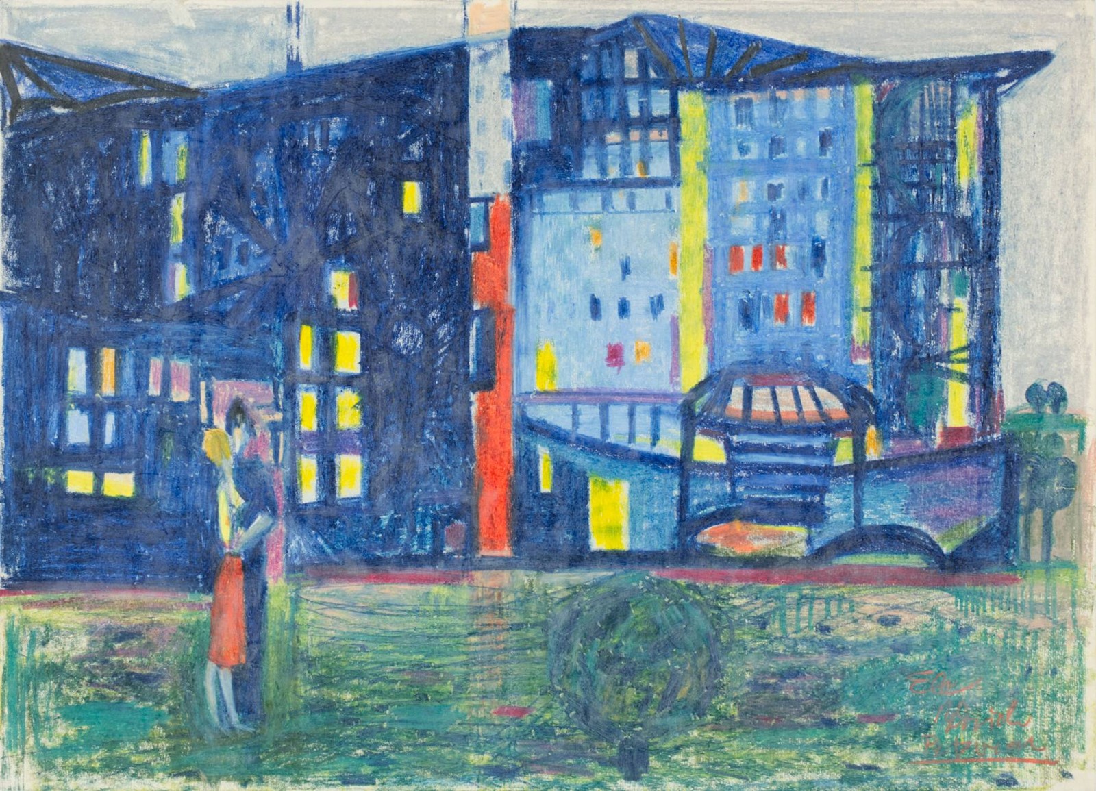 Bedřich Petrovan (1908 - 1986) - SOUBOR TŘÍ KRESEB