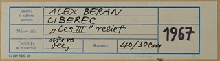 Alex Beran (1923) - LES III., RELIEF