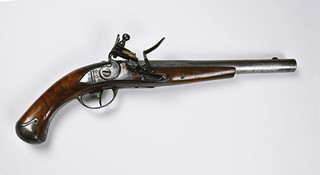 Pistole křesadlová-2.polovina 18.století