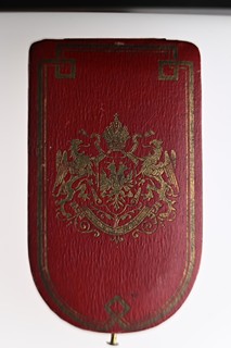 František Josef I. Signum Laudis, stříbro, původní etue