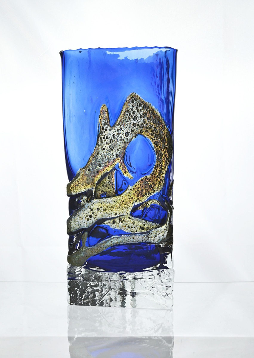 Beránek Jiří (1945 - 2021) - Váza, Glasatelier Beránek
