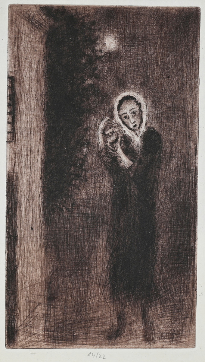 Bohuslav Reynek (1892 - 1971) - Dulcinea z Tobosa (z cyklu Don Quijote)