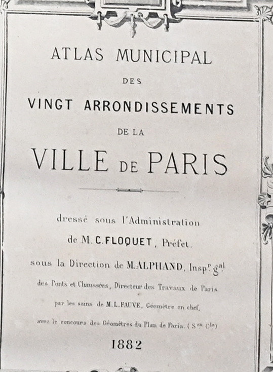 Ville de Paris-atlas Municipal des Vingt Arrondissements-mapy ulic Paříže