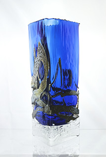 Beránek Jiří (1945 - 2021) - Váza, Glasatelier Beránek