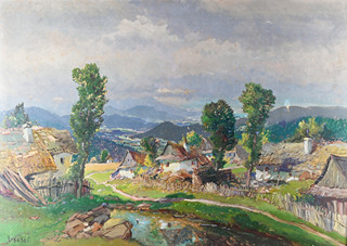 Ludvík Dobeš (1914-1979) - Horská vesnice