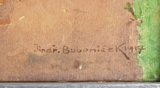 Jindřich Bubeníček (1856-1935) - Chaloupka u potoka