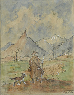 Vlastimil Rada (1895-1962) - Na pastvě
