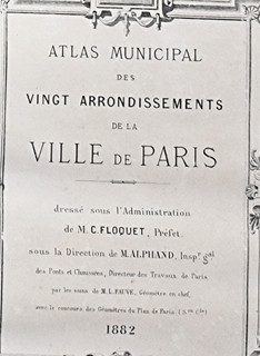 Ville de Paris-atlas Municipal des Vingt Arrondissements-mapy ulic Paříže