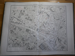 Ville de Paris-atlas Municipal des Vingt Arrondissements-mapy ulic Paříže