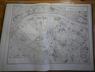 Ville de Paris-atlas Municipal des Vingt Arrondissements-mapy ulic Paříže