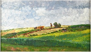 Oldřich Blažíček (1887 - 1953) - Oráč na poli