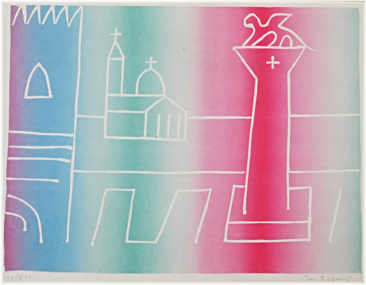 Jan Zrzavý (1890-1977) - Náměstí Sv. Marka