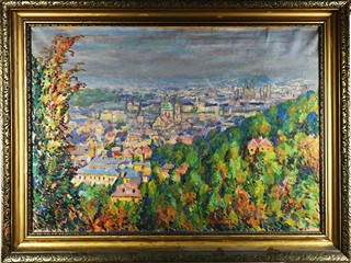 Stanislav Feikl ( 1883-1933) - Praha ze zahrady...