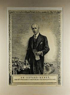 Max Švabinský (1873-1962) - Edvard Beneš