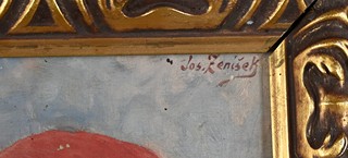 Josef Ženíšek (1855-1944) - Dívka v šátku