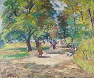 Václav Kozák (1889-1969) - V parku
