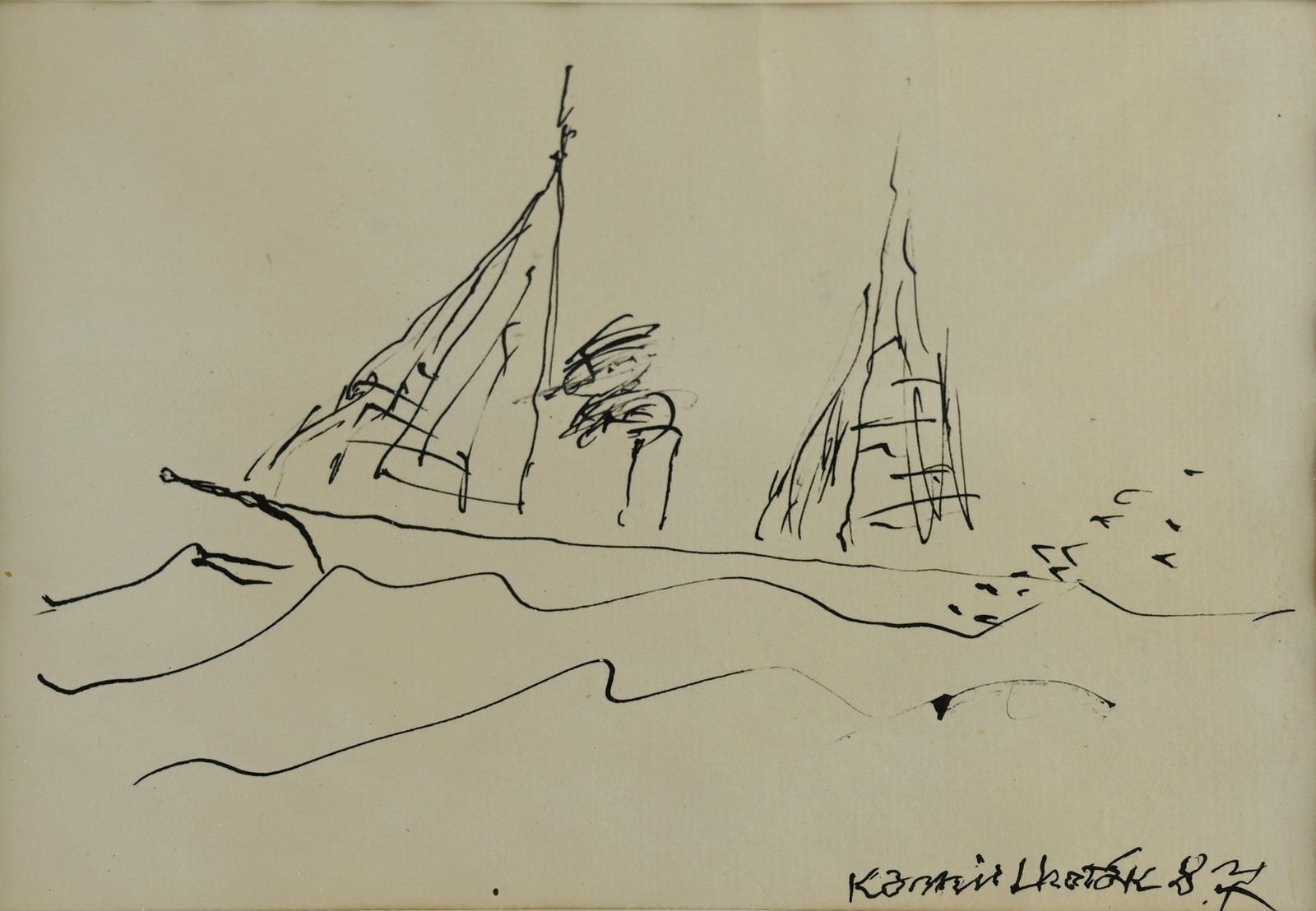 Kamil Lhoták (1912-1990) - Plachetnice