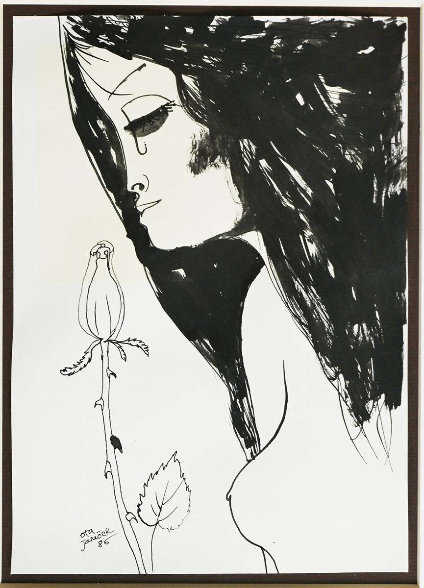Ota Janeček  (1919-1996) - Dívka