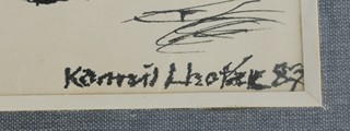 Kamil Lhoták (1912 - 1990) - Domek u letiště
