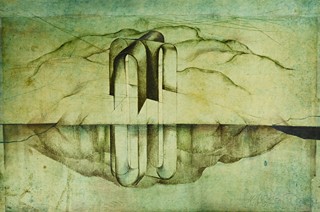 Naděžda Synecká (1926-2021) - Zelená krajina