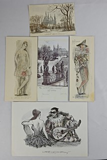 Luboš Synecký (1925) - Soubor 5 grafik