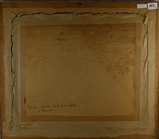 Anna Roškotová (1883-1967) - Nádvoří v kláštěře Santa Maria Novella ve Florencii