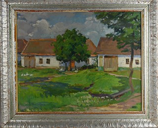 Božena Vohánková (1881-1957) - Vesnická idyla