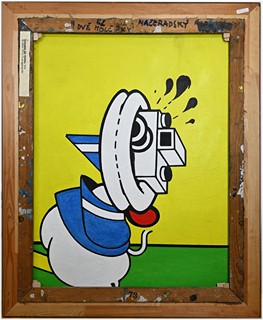 Jiří Načeradský (1939 - 2014) - Dvě holčičky (oboustranný obraz)