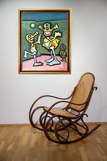 Jiří Načeradský (1939 - 2014) - Dvě holčičky (oboustranný obraz)