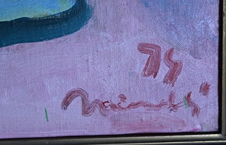 Jiří Načeradský (1939 - 2014) - Dvě holčičky (oboustranný obraz)