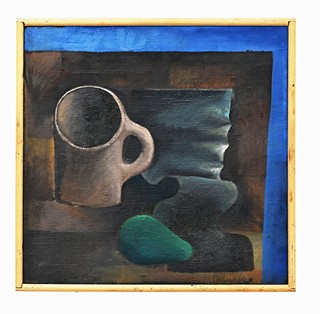 Miroslav Chlupáč (1920 - 2008) - Zátiší se zelenou drapérií