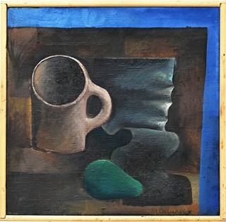 Miroslav Chlupáč (1920 - 2008) - Zátiší se zelenou drapérií