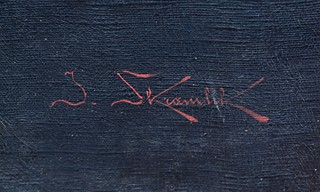 Jan Skramlík (1860 - 1936) - Galantní scéna