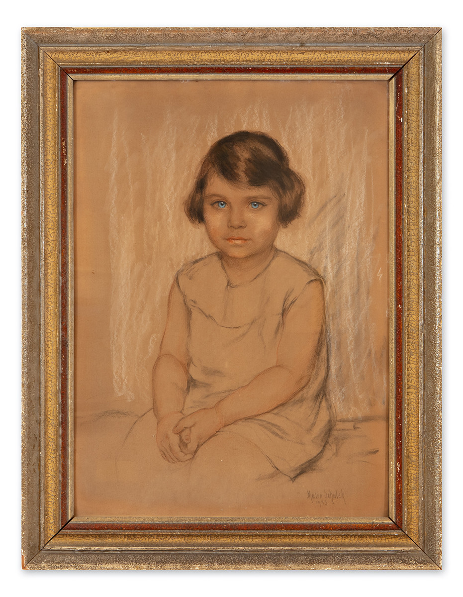 Sitting little girl