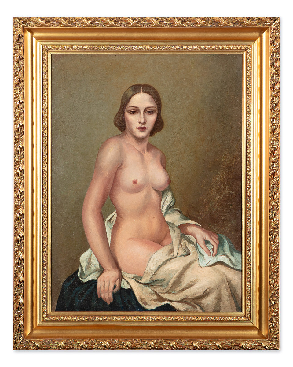 Naked Parisian woman