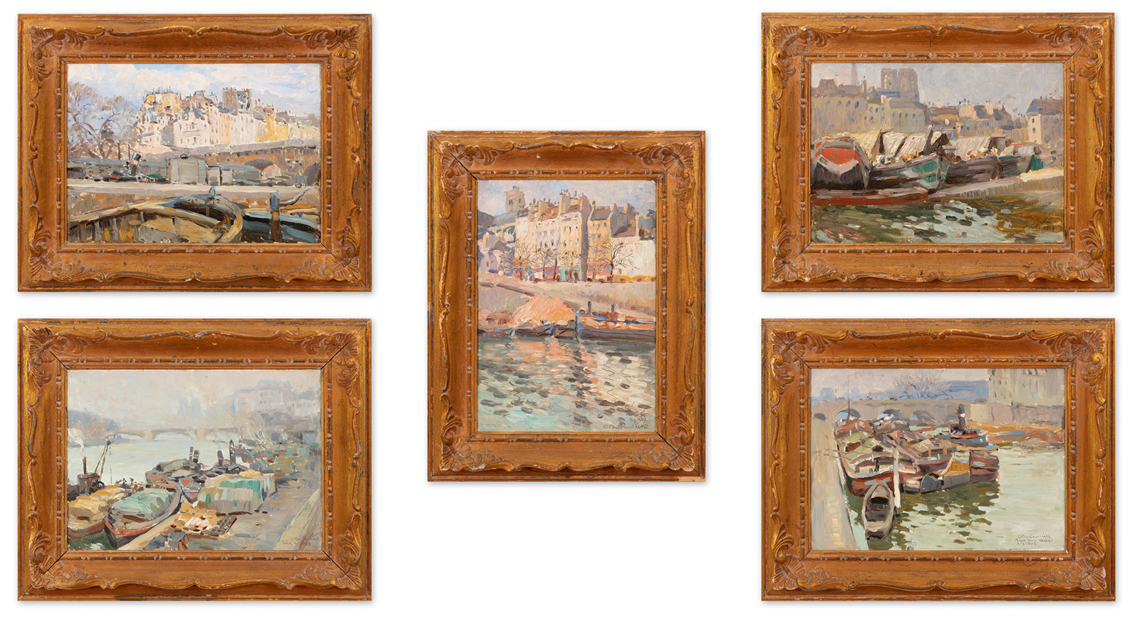 Five views of Paris
