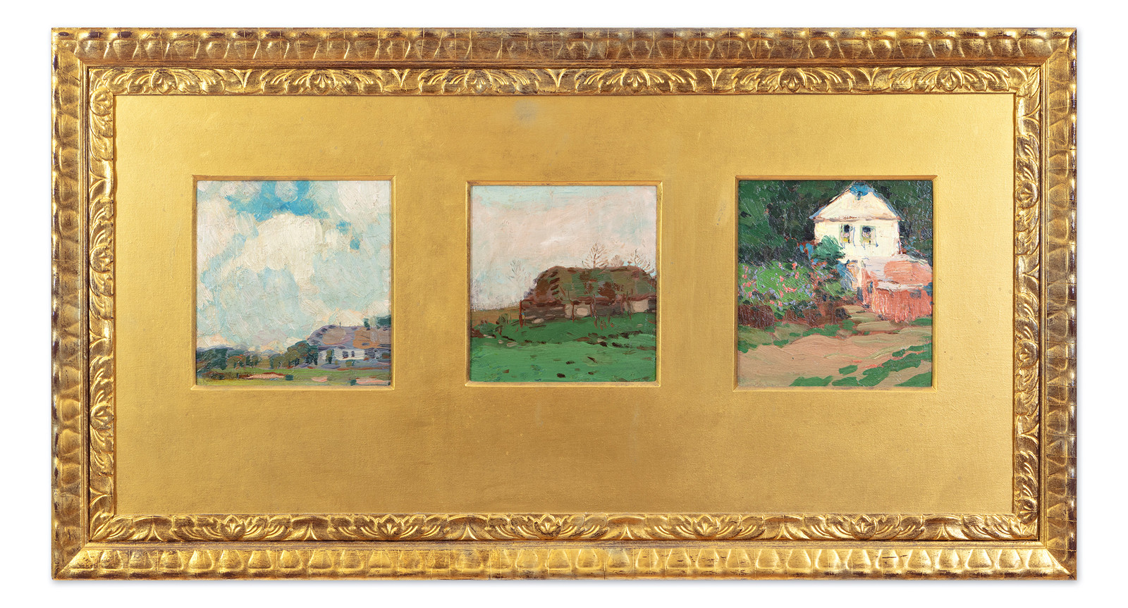 Art Nouveau triptych