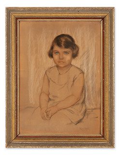 Sitting little girl
