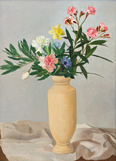 Still life with flowers in a vase