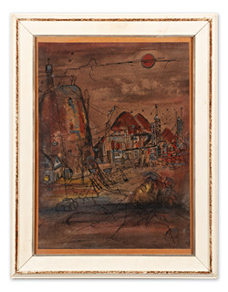 Bedřich Petrovan (1908 - 1986) - Snící v důlní krajině