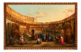 Procession in the Roman Colosseum (large format)