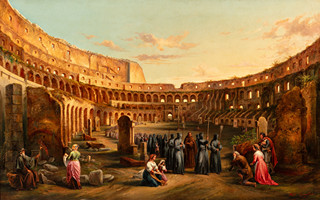 Procession in the Roman Colosseum (large format)