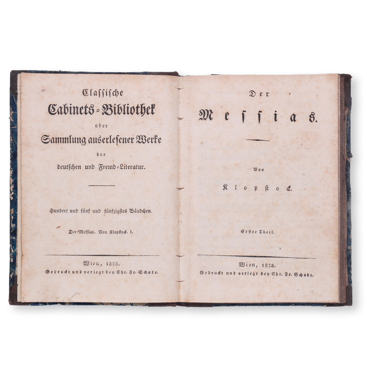 KLOPSTOCK, Friedrich Gottlieb (1724-1803): Der Messias. Erster Theil
