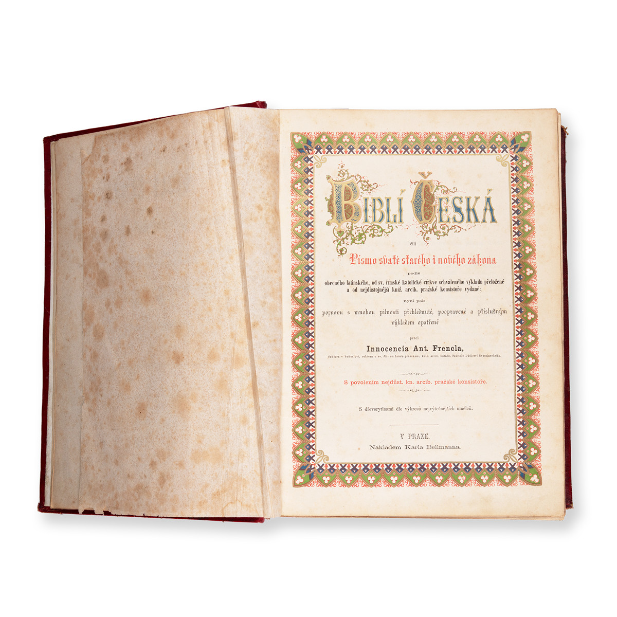 FRENCL, Innocencius Antonín: Biblí česká