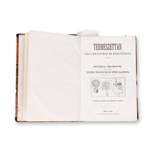 ŠUBIC, Simon (1830-1903): Természettan felgymnásiumok