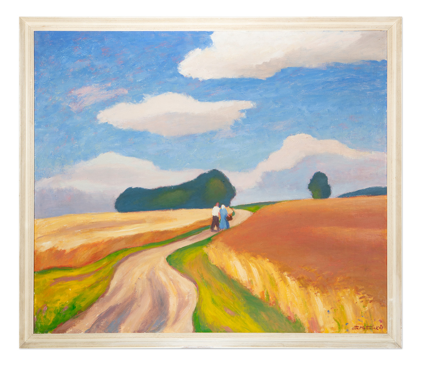 Otto Matoušek (1890 - 1977) - Cesta mezi polemi (velký formát)