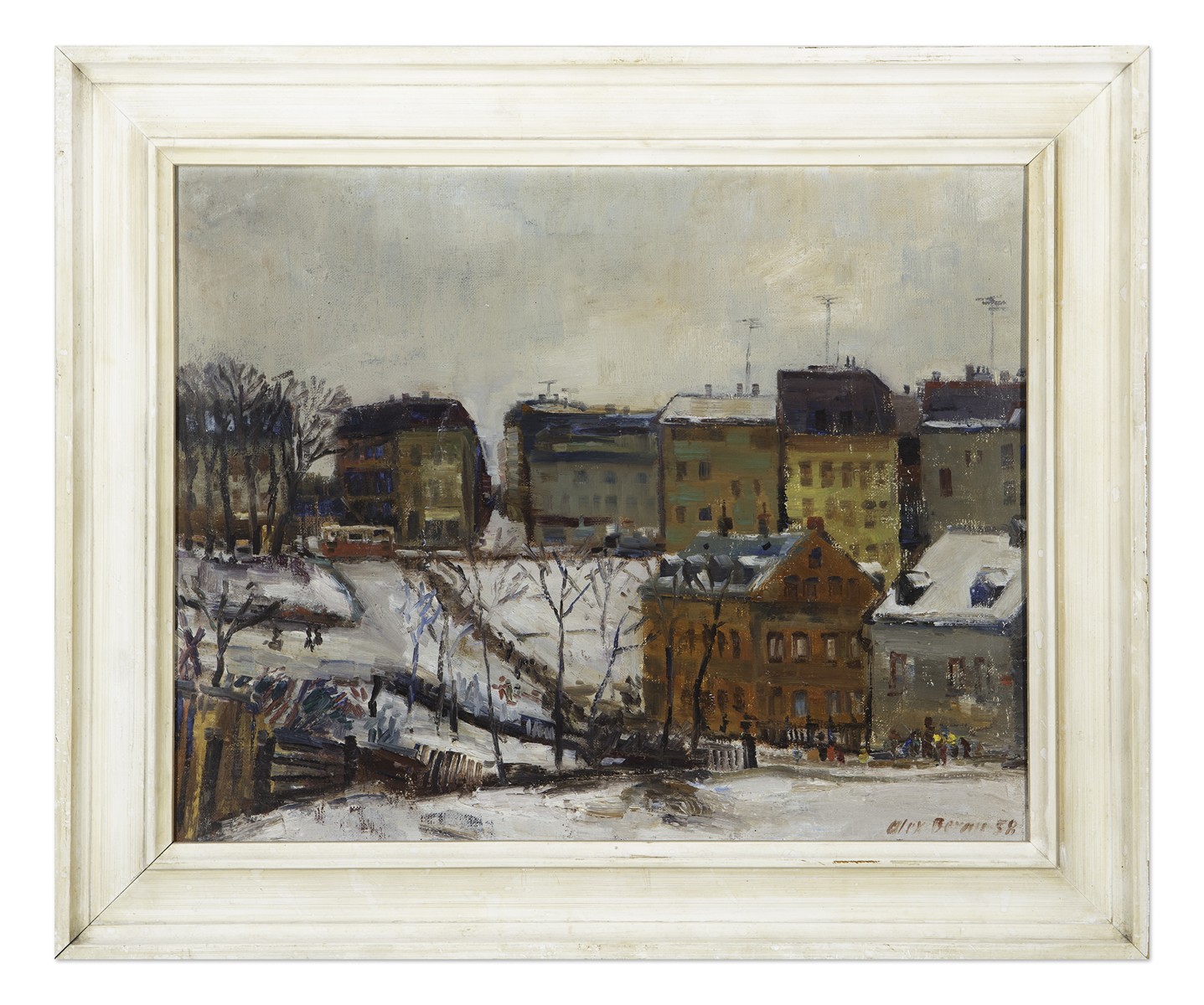 Alex Beran (1923 - 2019) - Město v zimě