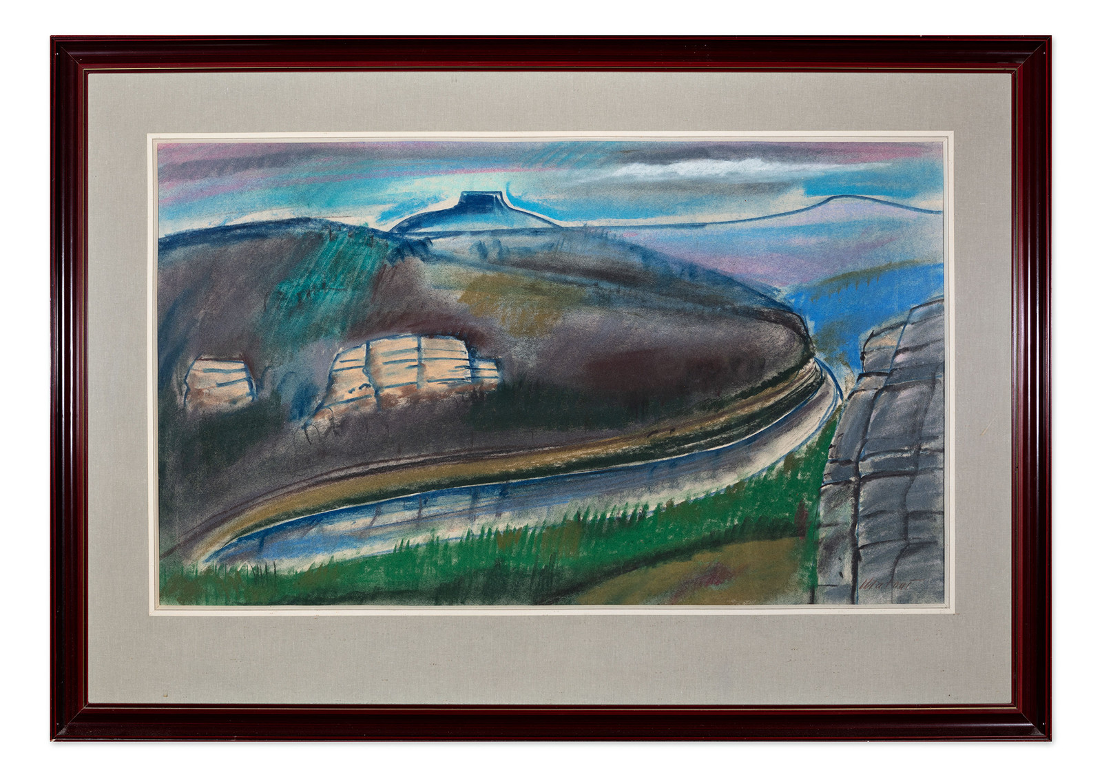 Dalibor Matouš (1925 - 1992) - Krajina se stolovou horou