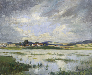 Jaro Svoboda (1879) - Krajina s rybníkem